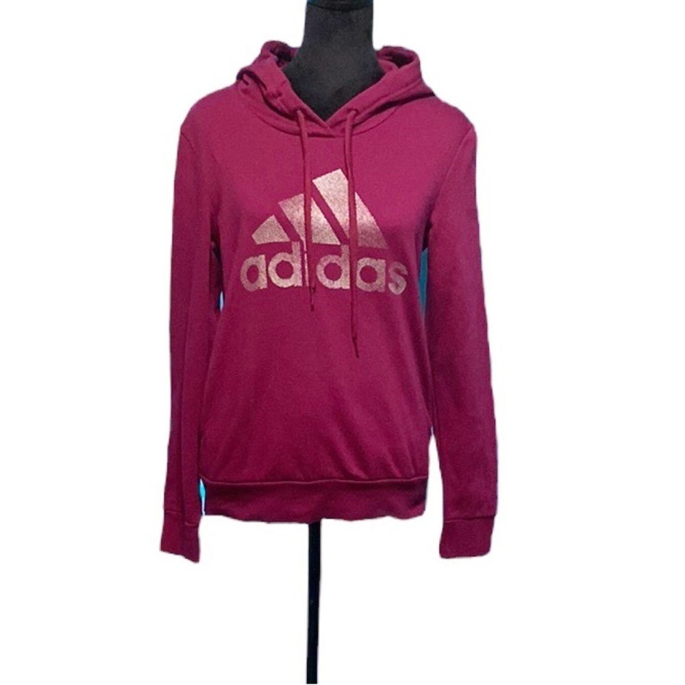 Adidas Plum Hoodie - Size Small